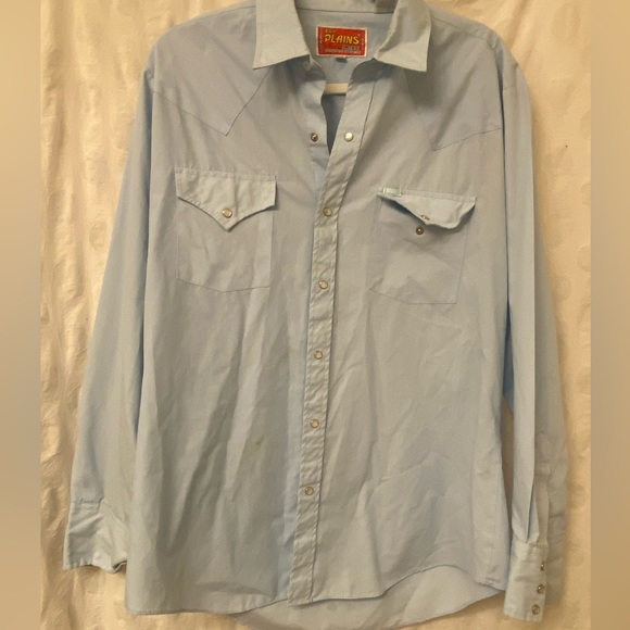Vintage western snap button shirt. Size large. - Picture 1 of 6